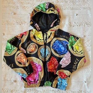 Authentic Versace Kids' Medusa Amplified Hooded Jacket size 6